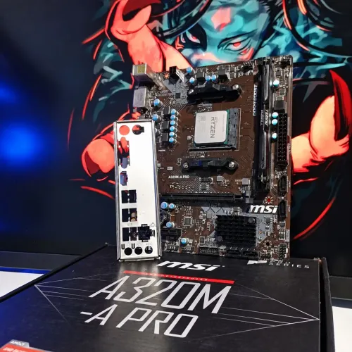 Kit Upgrade Ryzen 5 3400G + Placa-Mãe MSI A320M + Memória RAM 8GB DDR4 Puskill