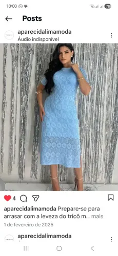 Vestido tricô. 75 REAIS