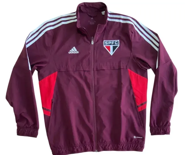 Jaqueta Corta vento São Paulo SPFC Adidas