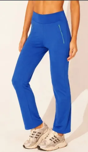 Calça moletom azul da bluebeach