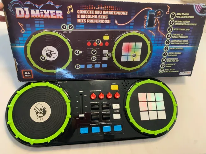 Mesa DJ mixer brinquedo infantil 