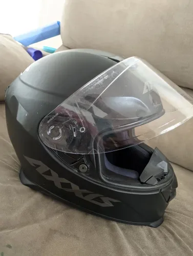 Capacete axxis tm57/58 estado de novo quero $ ou outro capacete tm 60