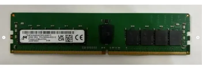 Memória Ram Servidor Micron 32GB (1x32GB) DDR4 RAM 3200 ECC RDIMM Servidor