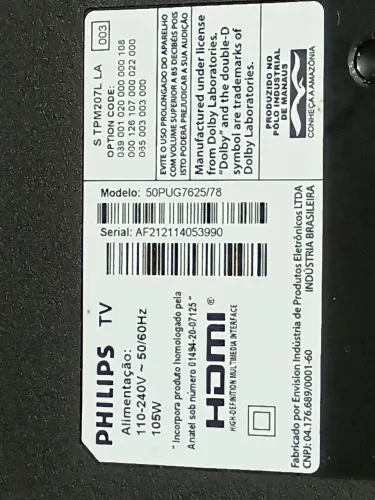 TV SMART PHILIPS 4K.