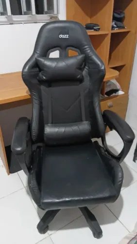 Cadeira Gamer Preta - Conforto e Estilo