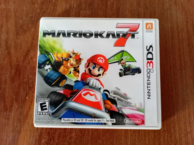 GAME MARIO KART 7 NINTENDO 3DS ORIGINAL - COMPLETO COM CAIXA E MANUAIS