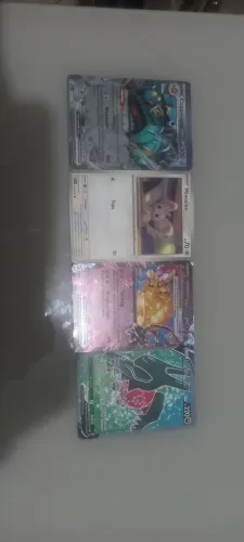 5 cartas pokemon-semi novas.