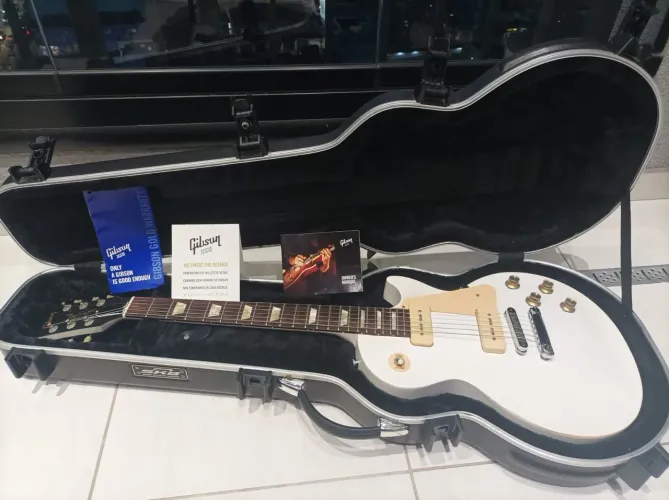 Gibson Les Paul Tribute 60s P90 Alpine White 2011 - Made in USA + Case SKB
