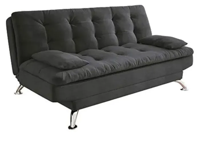 Sofá Cama 3 Lugares Cinza em Excelente Estado - 5 Meses de Uso