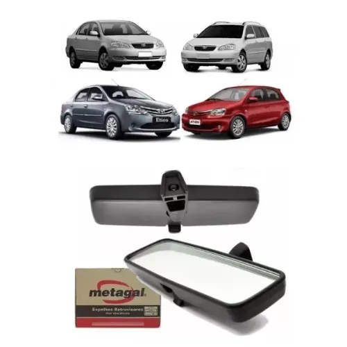 RETROVISOR INTERNO COROLLA 03/08 ETIOS 13/21