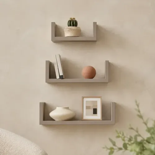 Kit prateleiras em MDF, decoração para sala, quartos e cozinha