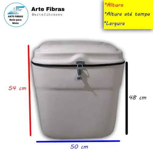 Baú Para Moto Grande 115 Litros Reforçado Para Motoboy
