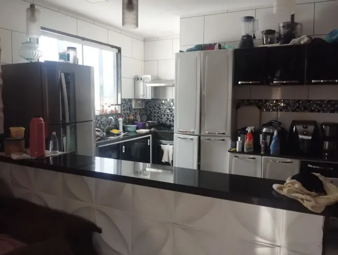 salão de festas com apartamento