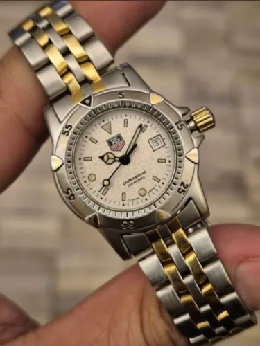 Relógio TAG Heuer Professional 200m Vintage Feminino Anos 90 Ref. WK1421-P0 Original Suíço