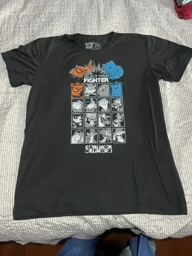 camiseta cartoon network preta 2g