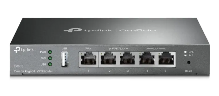 ROTEADOR LOAD BALANCE GIGABIT TP-LINK OMADA ER605 (Semi-Novo)