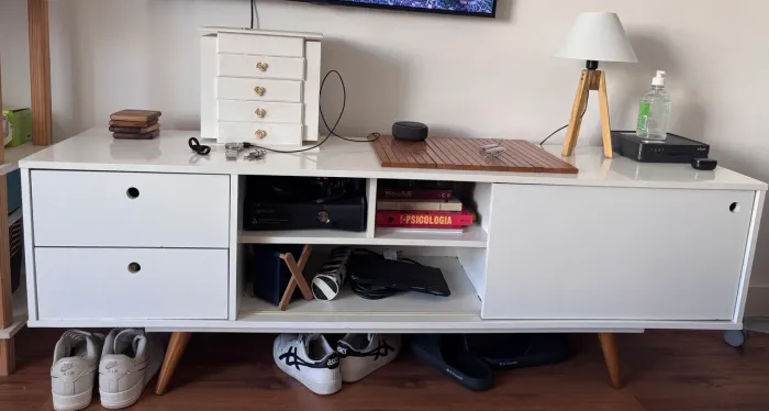 Rack retrô branco