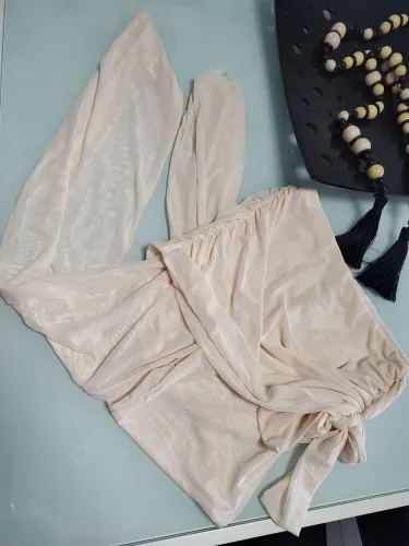 calça tule praia