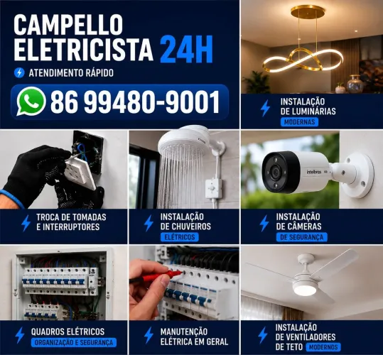Eletricista Profissional 24H _ Atendimento rápido