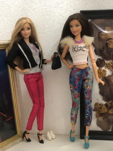 Lote de Barbie style luxo 2015 + fashionista fur series 2011