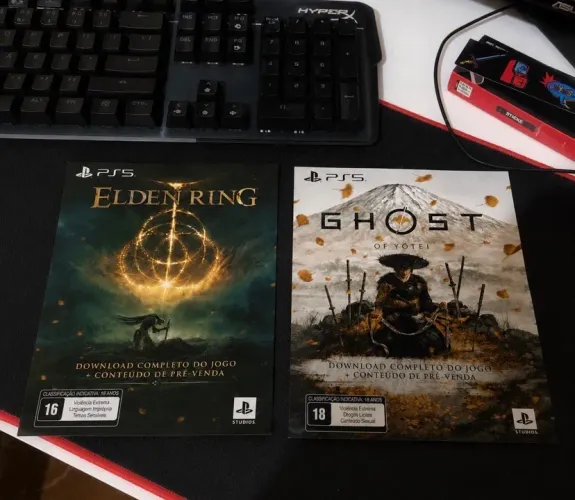 Jogo Elden Ring é Ghost of yotei PS5