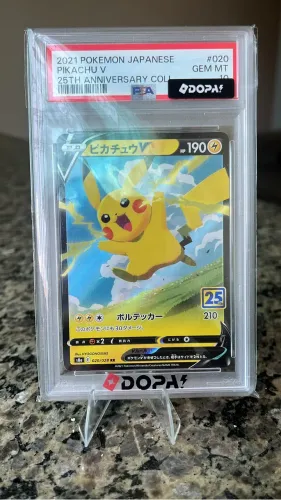 Carta Pikachu japonesa psa 10
