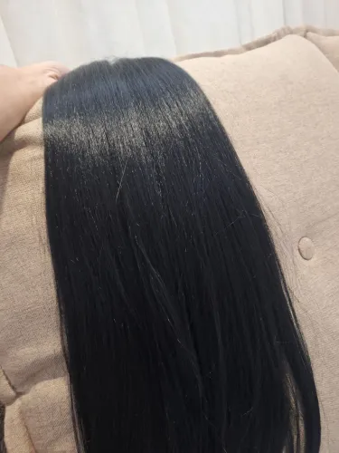 Cabelo bio orgânico liso 70cm nunca usado