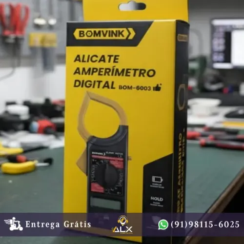 Alicate Amperímetro Digital - Bomvink (bom-6003) *ENTREGA GRÁTIS*