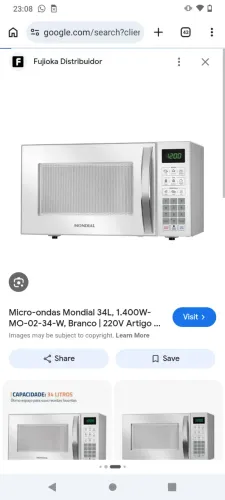 Vendo microondas