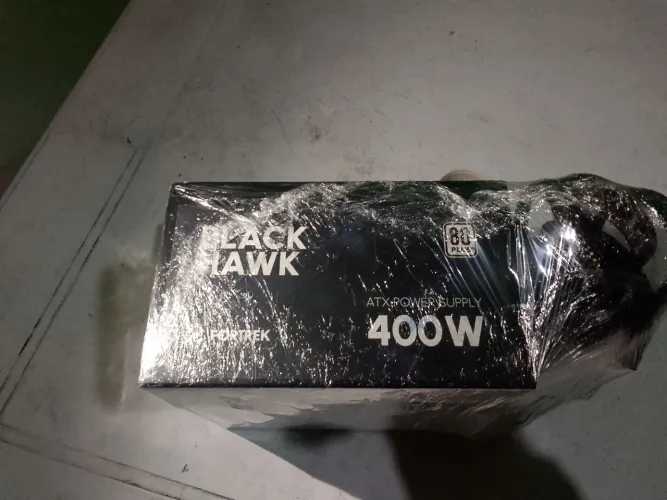 FONTE REAL 400 WATTS 80 PLUS BLACK RAWK