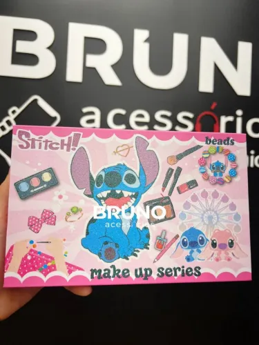 Kit maleta de maquiagem infantil stich