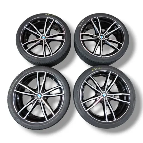 Jogo De Rodas Com Pneu Pirelli Pzero Bmw 320i 2020 Aro 19 Preto
