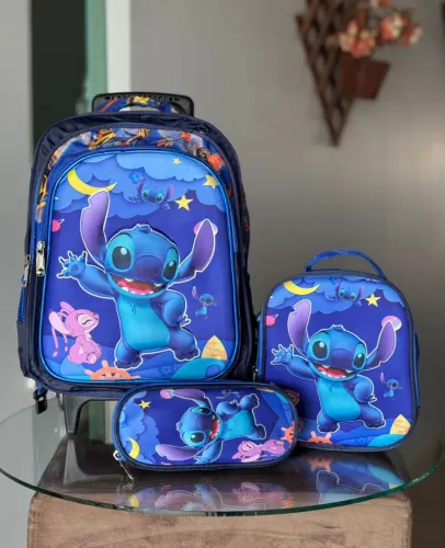 Mochilas de rodinhas com personagens infantis