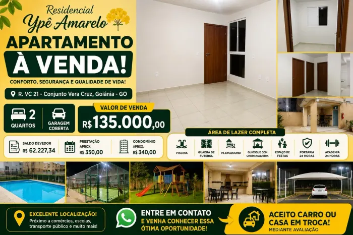 Agio Apartamento Ype Amarelo