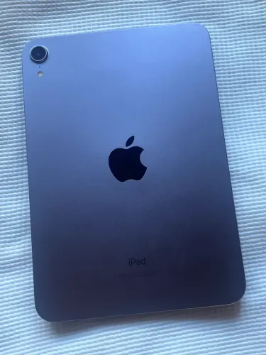 ipad mini 6ª geração roxo 64 gb, biometria e peças originais+pencil touch+capa magnética