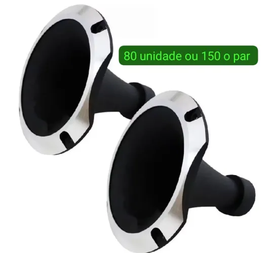 Corneta em aluminiun uma polegada