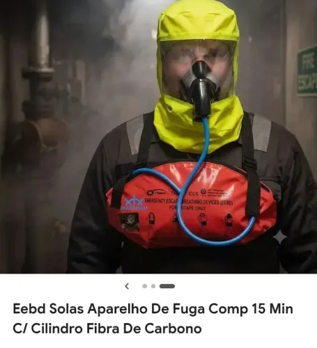 Conjunto para fuga em espaço confinado