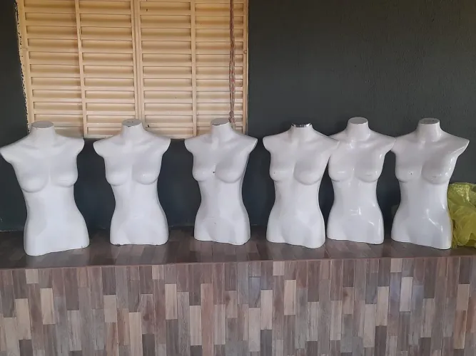 Manequins meio corpo femininos <br>Retirada no Paranoá R$25,00 cada<br>Aceito cartão