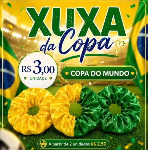 Xuxa de Cetim - Copa do mundo