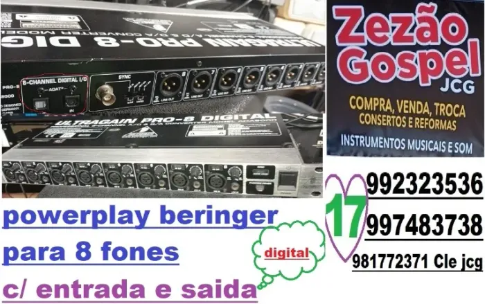 POWERPLAY PARA 08 FONES BEHRINGER TOP 760,RS