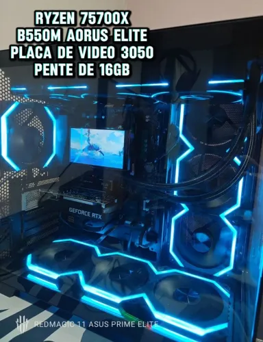 KIT UPGRADE PC GAMER RYZEN 7 5700X +3050+16GB RAM+B550M A,ELITE