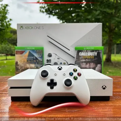 Console Xbox One S 1TB Seminovo | Impecável + Controle Original e Jogo