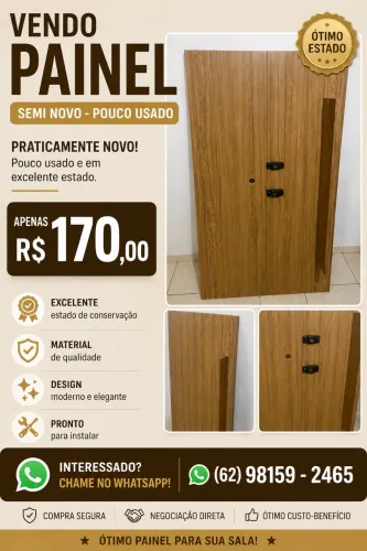Vendo Painel de Tv semi novo