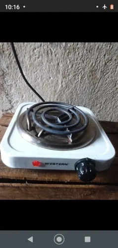 Fogão elétrico 1 boca usado obs entrego com taxa