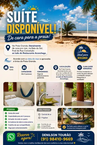 Hospedagem na Baia do Sol - Mosqueiro!