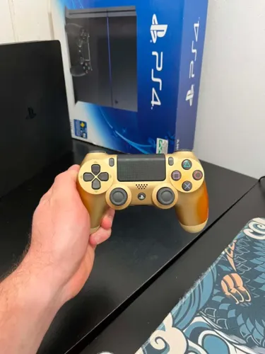 CONTROLE PS4 GOLD DOURADO - EDIÇÃO ESPECIAL!