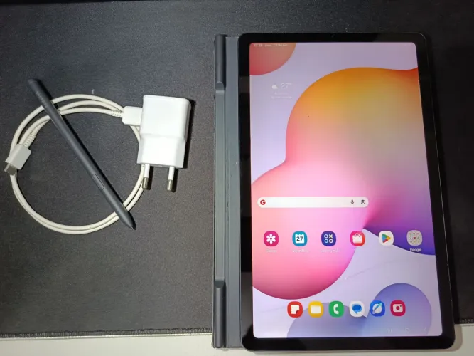 Samsung Galaxy Tab S6 Lite 128GB + 4G LTE | Com S Pen e Capa | 100% Funcional