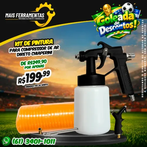 Kit De Pintura Para Compressor De Ar Direto Chiaperini