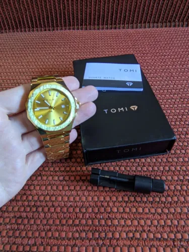 Relógio Masculino Original De Luxo Importado TOMI