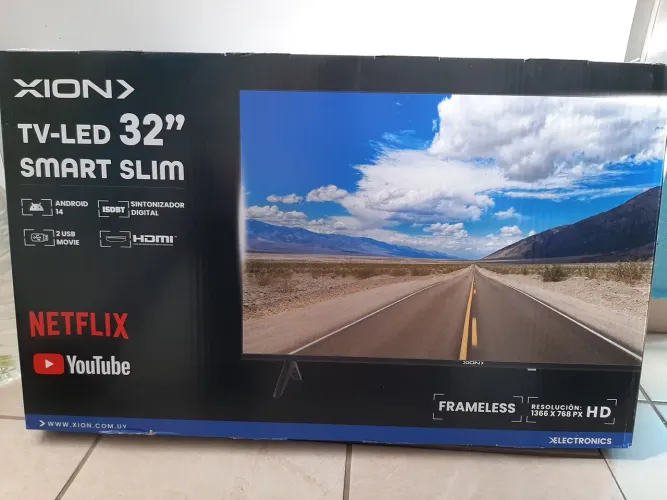 TV Smart XION 32" LED HD (Nova na Caixa)
